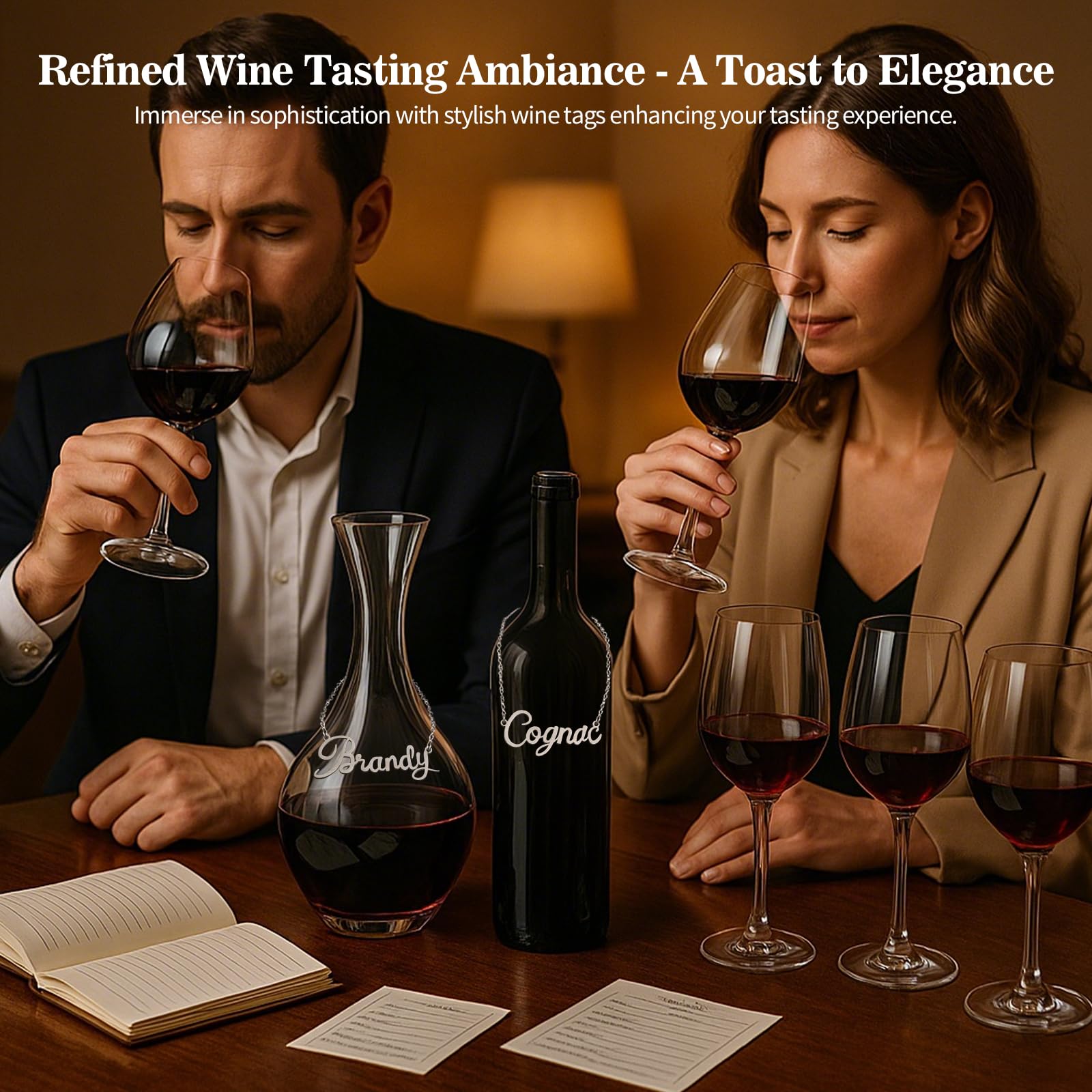 Wine Decanter Tags - Personalized Drink Labels -6