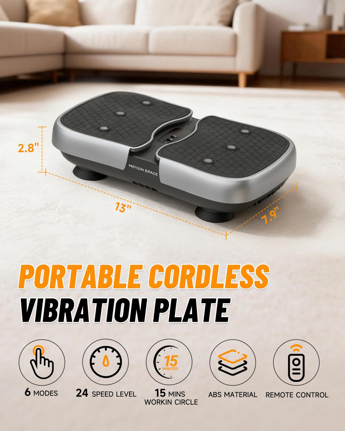 Amazon.com : Mini Vibration Plate Machine – Portable, Wireless