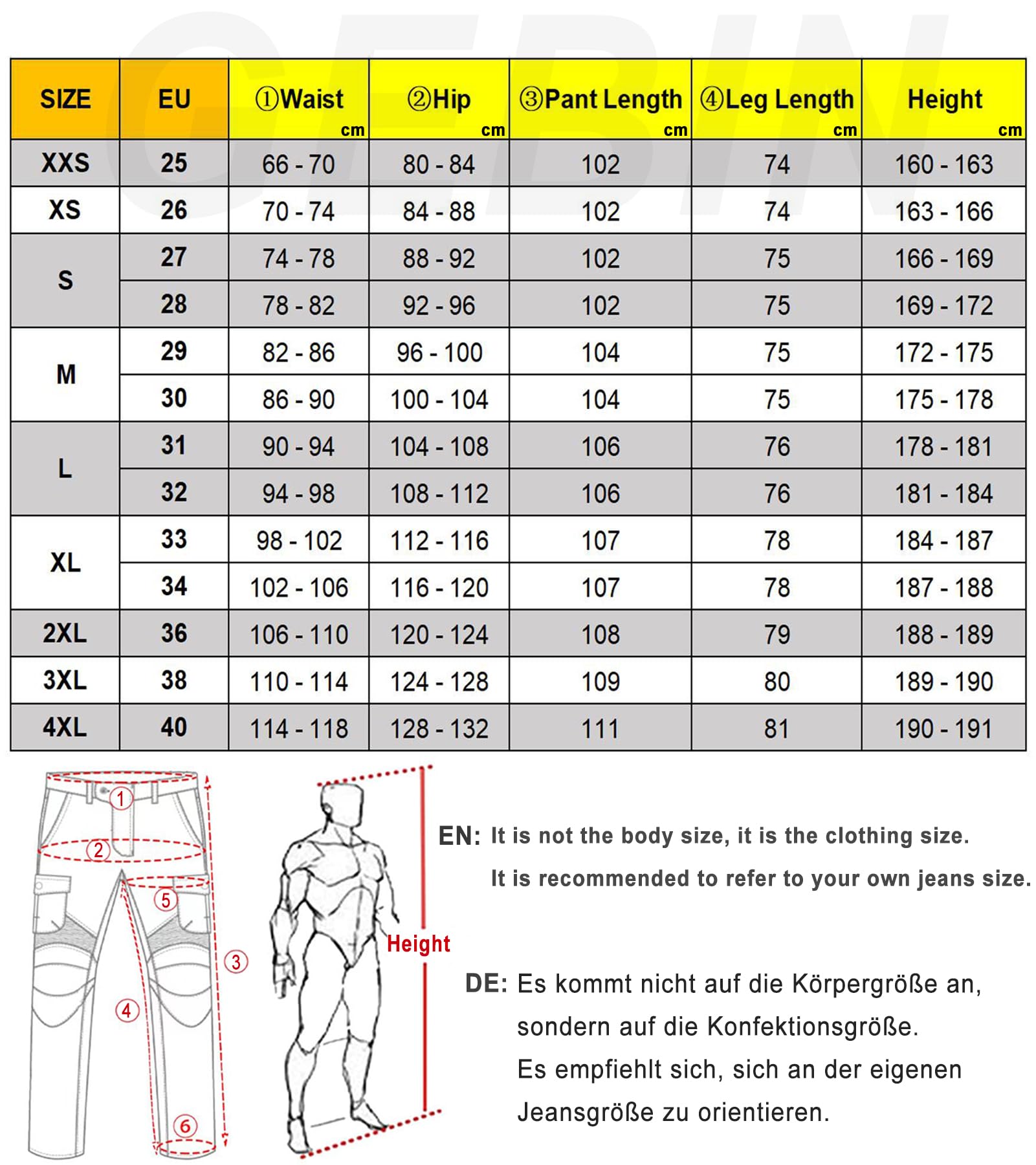 Pantalon Moto Homme GEBIN, Jean Moto Fibre D'aramide avec Protections Dont Genouillères et Protège-hanches, Noir, L