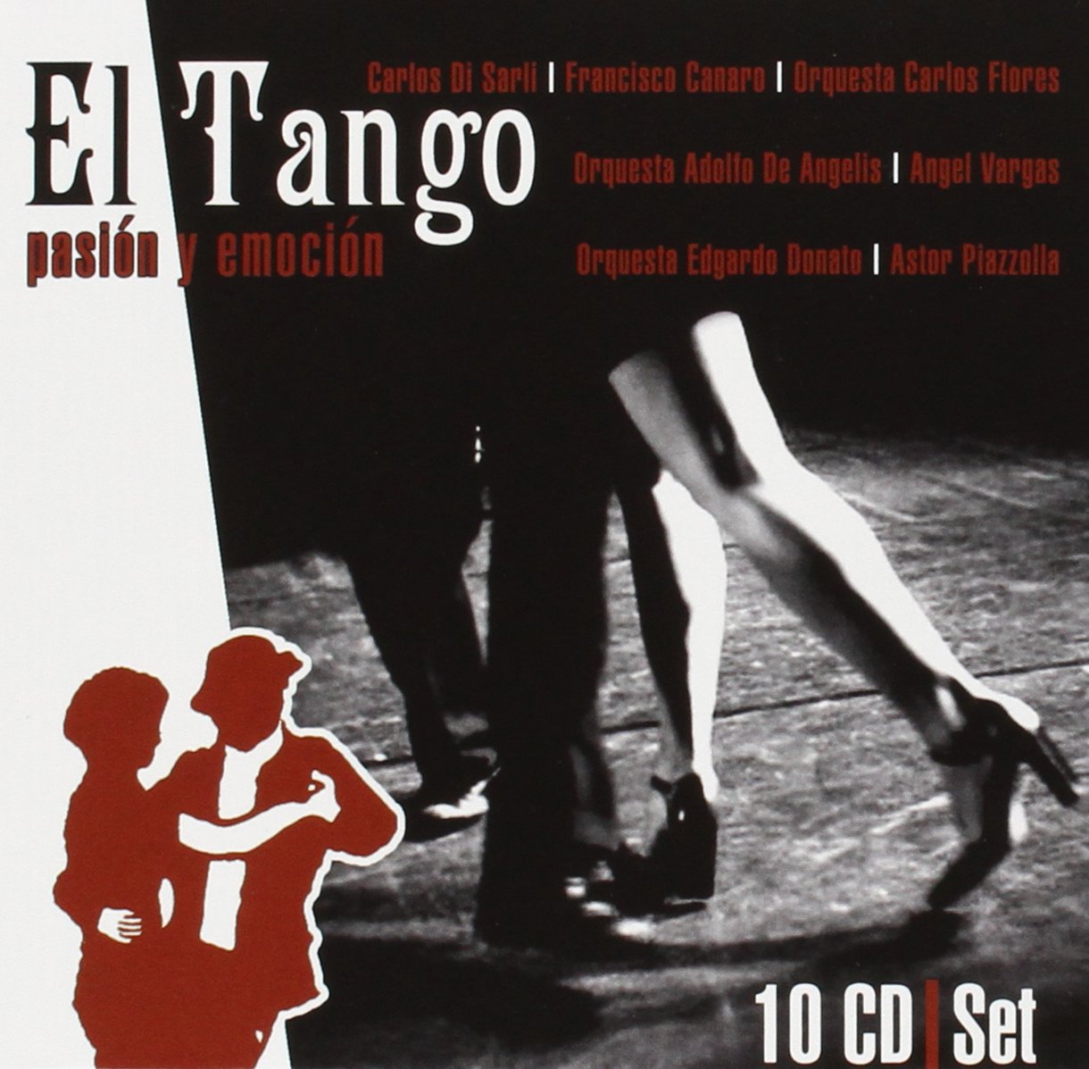 El Tango Pasión y Emoción: Astor Piazzolla, Carlos Gardel, Francisco Canaro, Carlos Di Sarli [Audio CD]