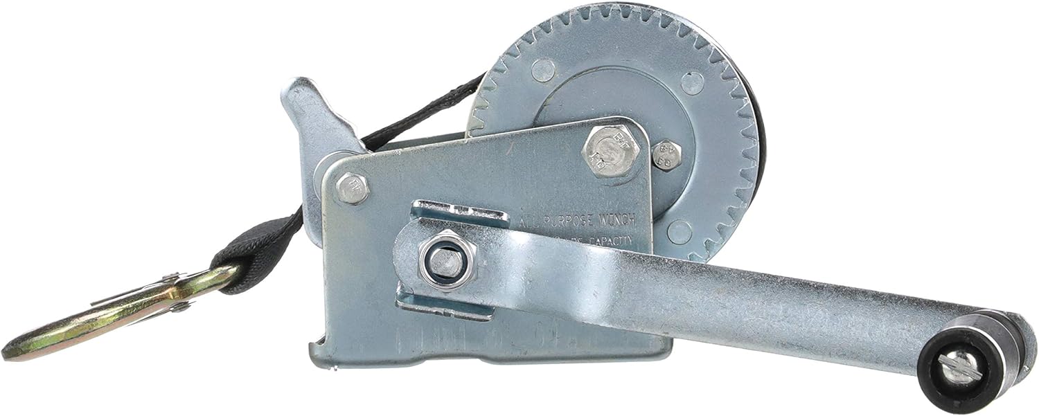 Seachoice Trailer Winch, Strap with Hook
