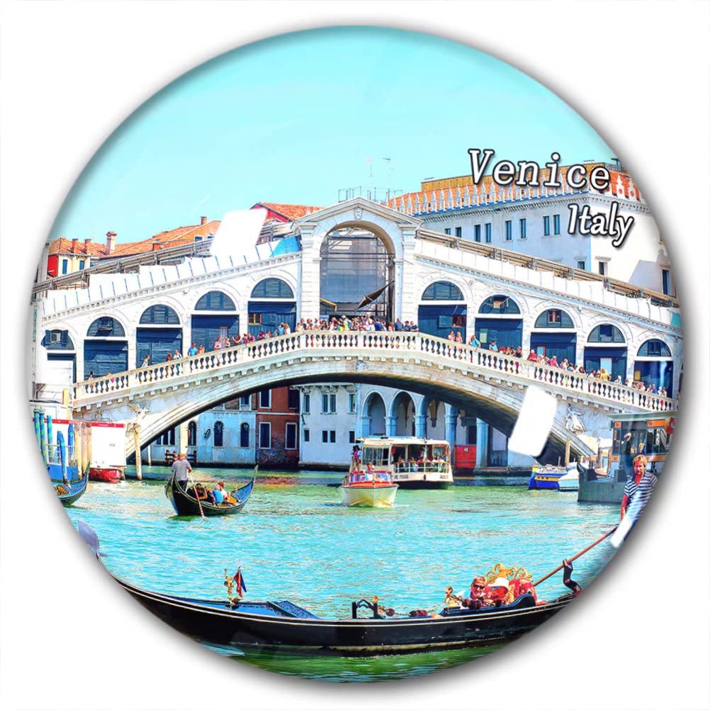 Italy Venice Fridge Magnet Refrigerator Stickers Decorative Magnet Travel Souvenir Crystal Glass