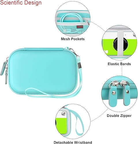 Vista 63 de Elonbo Estuche de transporte para cámara digital KODAK Printomatic de impresión instantánea a todo color, mini impresora de fotos portátil, bolsa