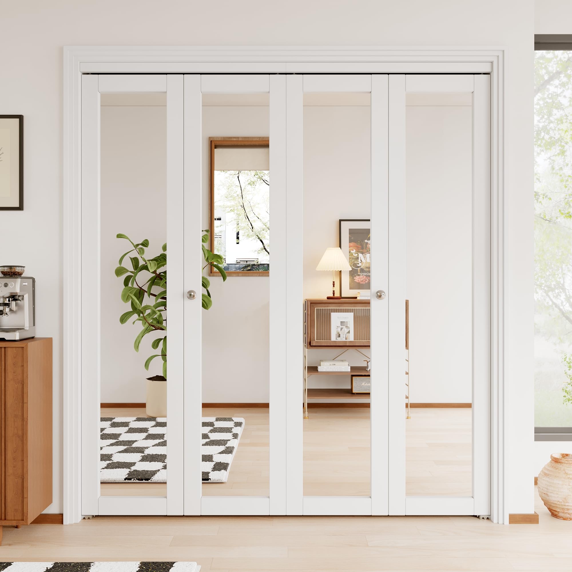 JuJuBon Bifold Doors for 72