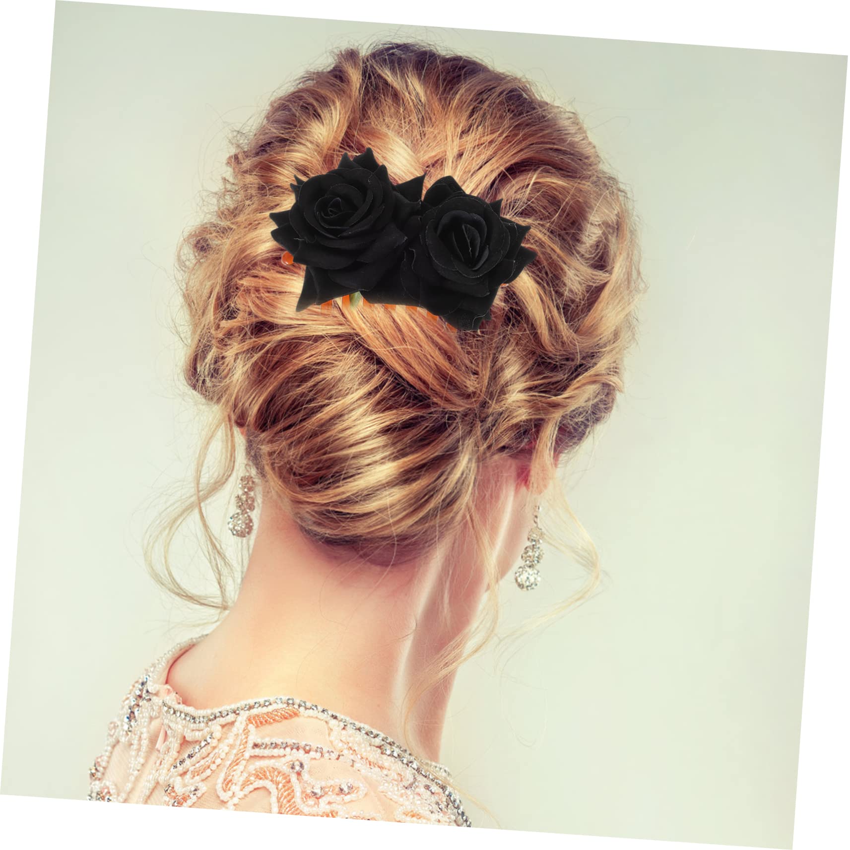 FRCOLOR 4sätze Hochzeits Haarschmuck Mit Künstlichen Rosen Haarklammern Und Clip Kamm Für Braut Brautjungfern Elegante Haaraccessoires Für Besondere Anlässe