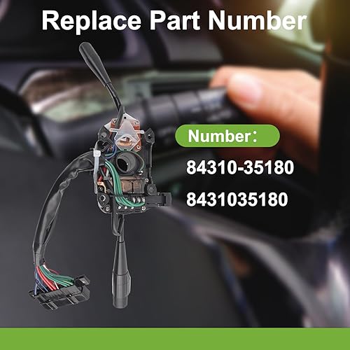 Miniatura 2 de partszen Interruptor de limpiaparabrisas para Toyota Pickup 4Runner DLX SDT STD 1984-1989 8431035180