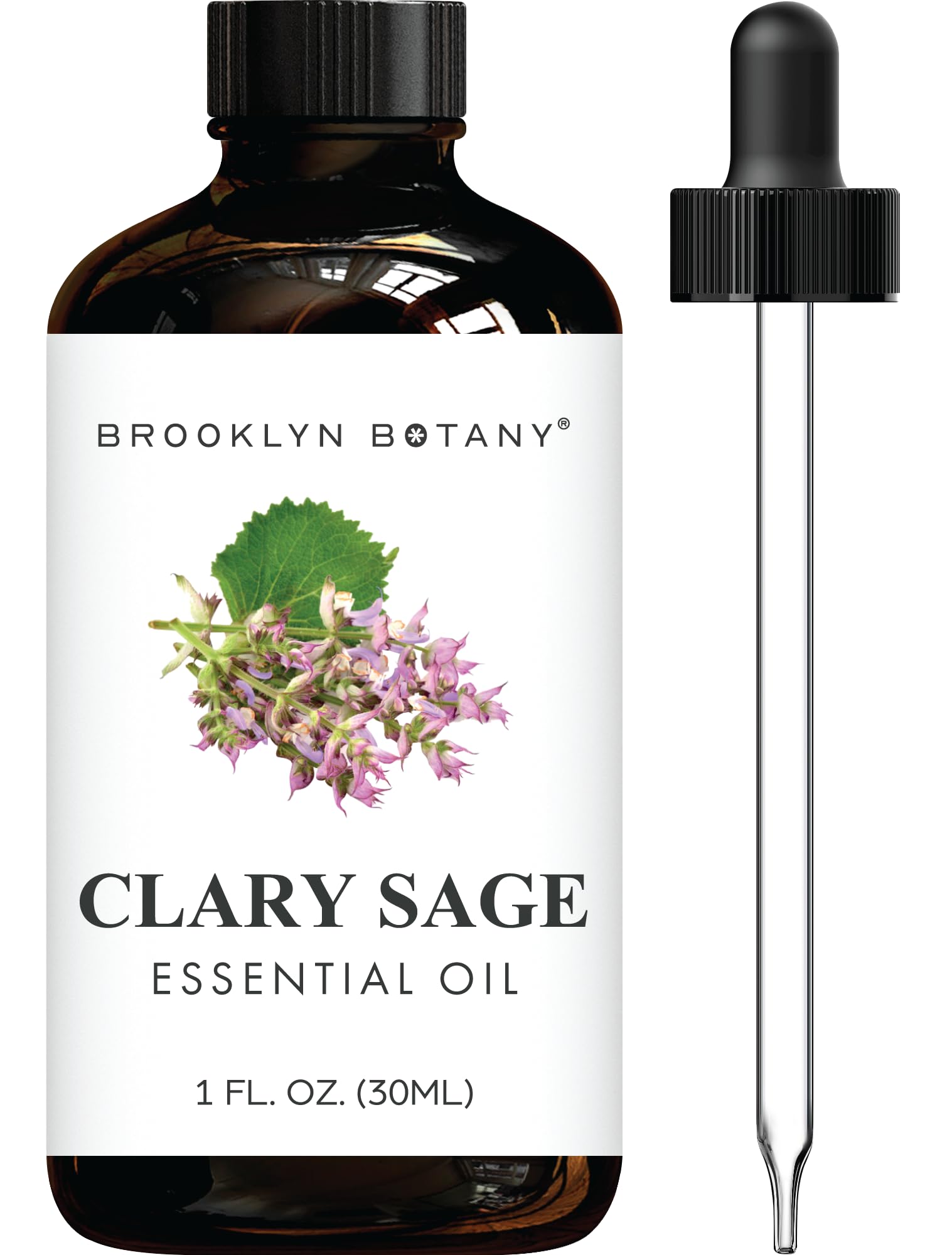 Brooklyn Botany Clary Sage Essential Oil - 1 Fl Oz