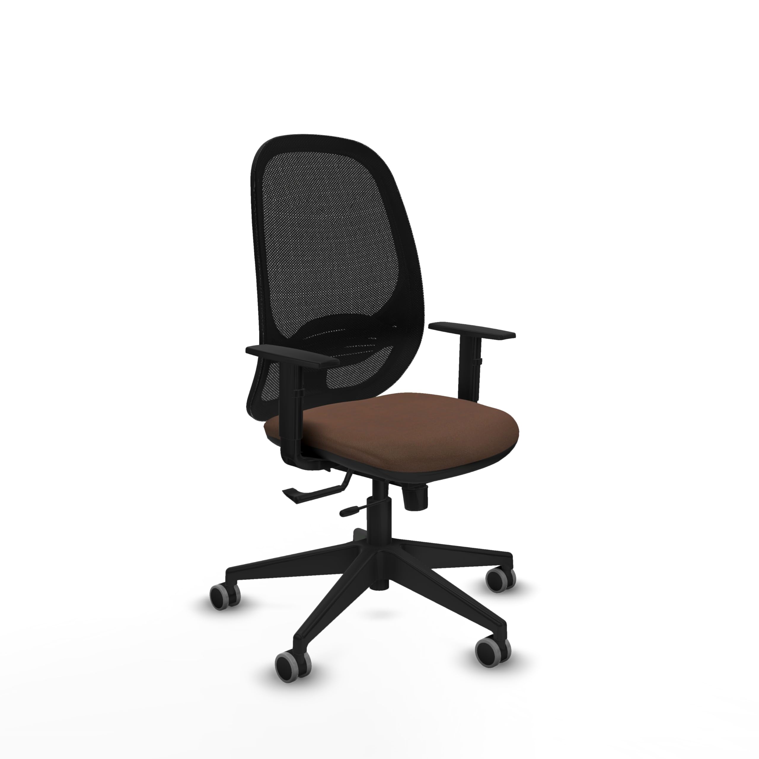 Chaise de bureau marron haut de gamme en mousse haute densité