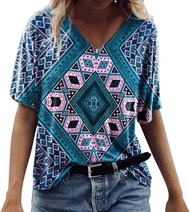 T-Shirt Aztec Print 