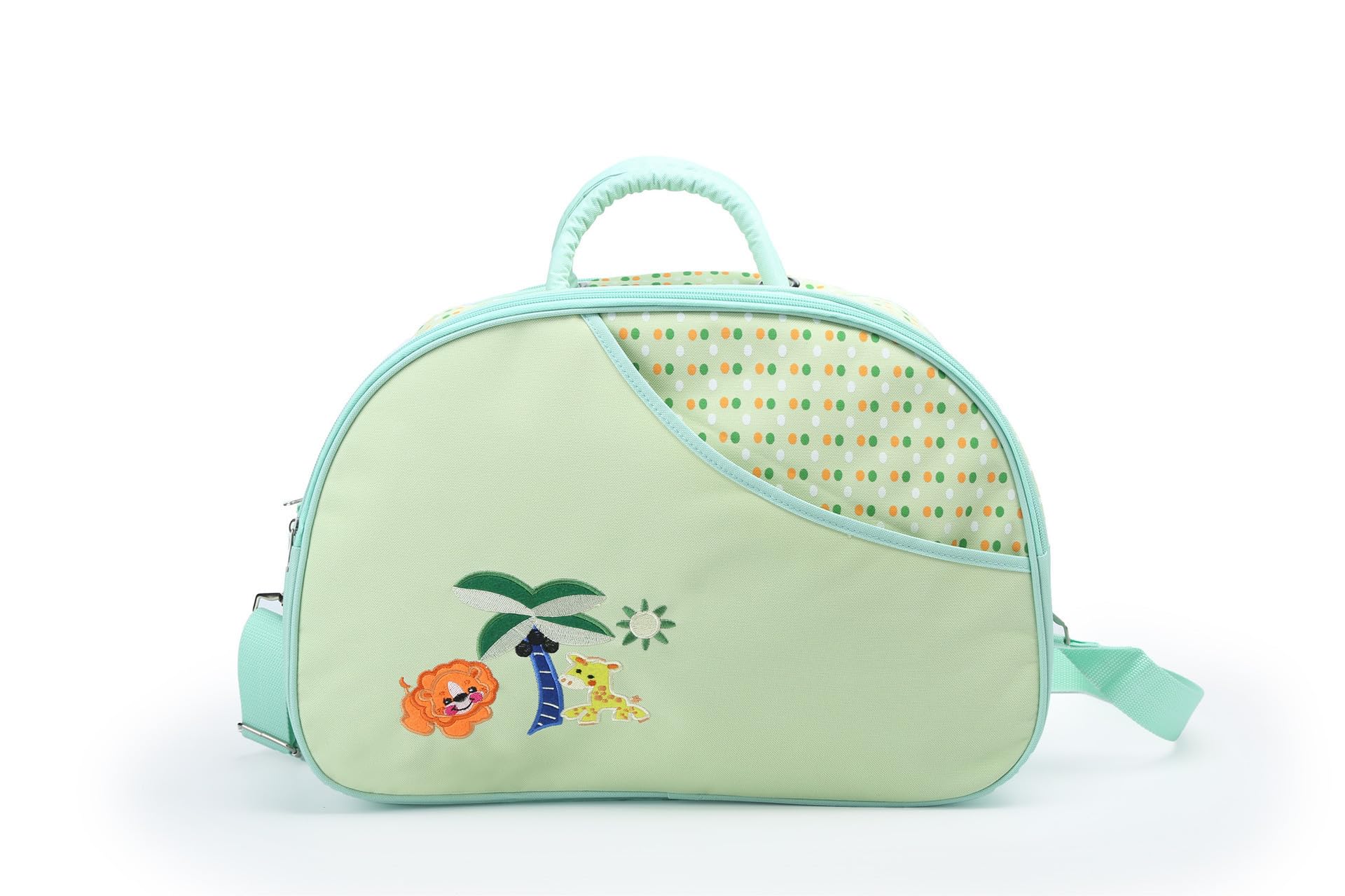 DOMENICO New Born Baby Multipurpose Cotton Diaper/Mother Bag with Holder Diaper Changing Multi Compartment