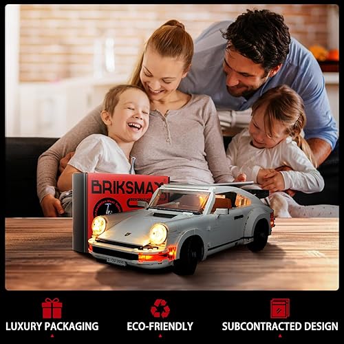 Miniatura 6 de BRIKSMAX Kit de iluminación LED para Porsche 911  Compatible con el modelo de bloques de construcción Lego 10295  No incluye el juego de Lego