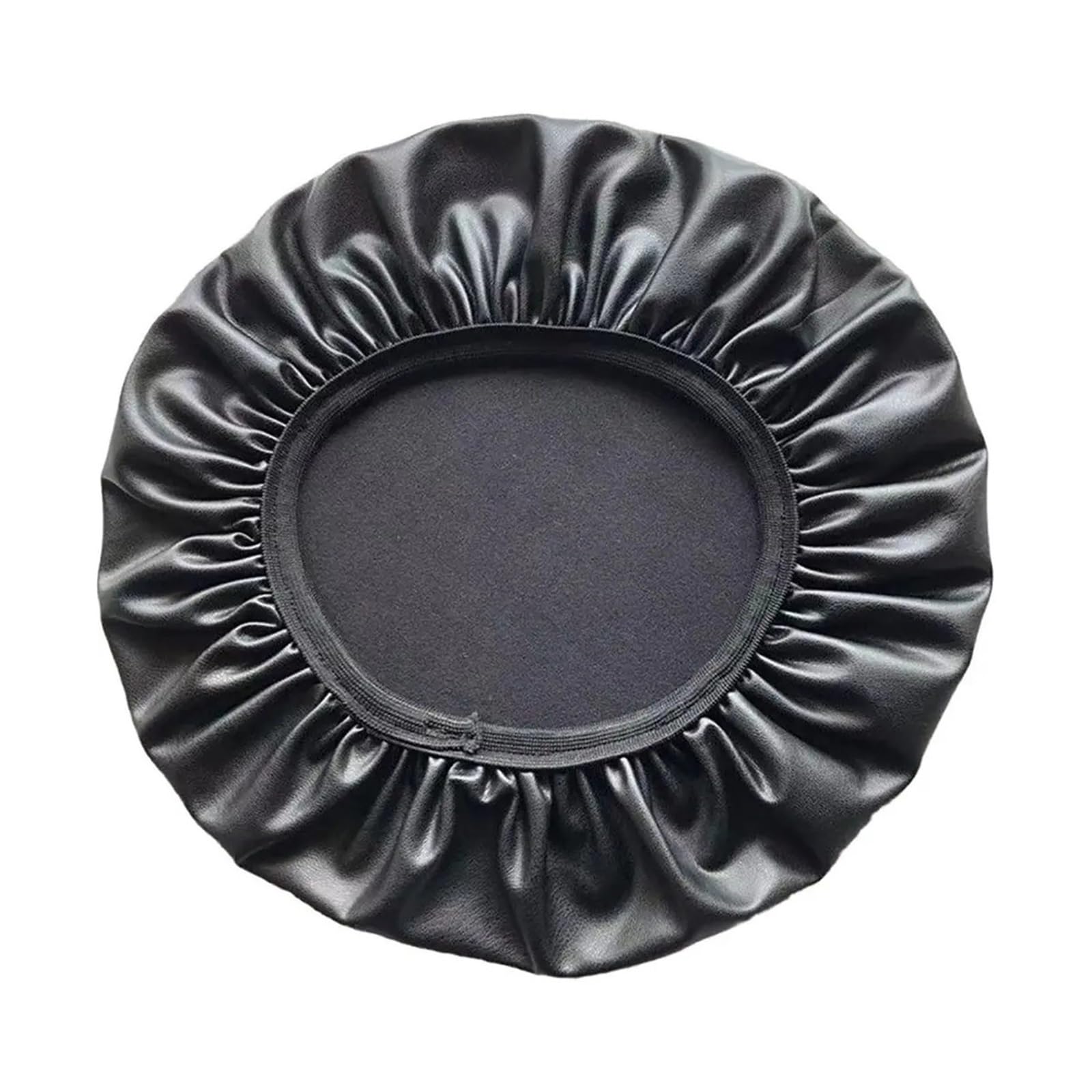 Housses de chaise en cuir PU imperméables rondes 38-40cm lot de 4