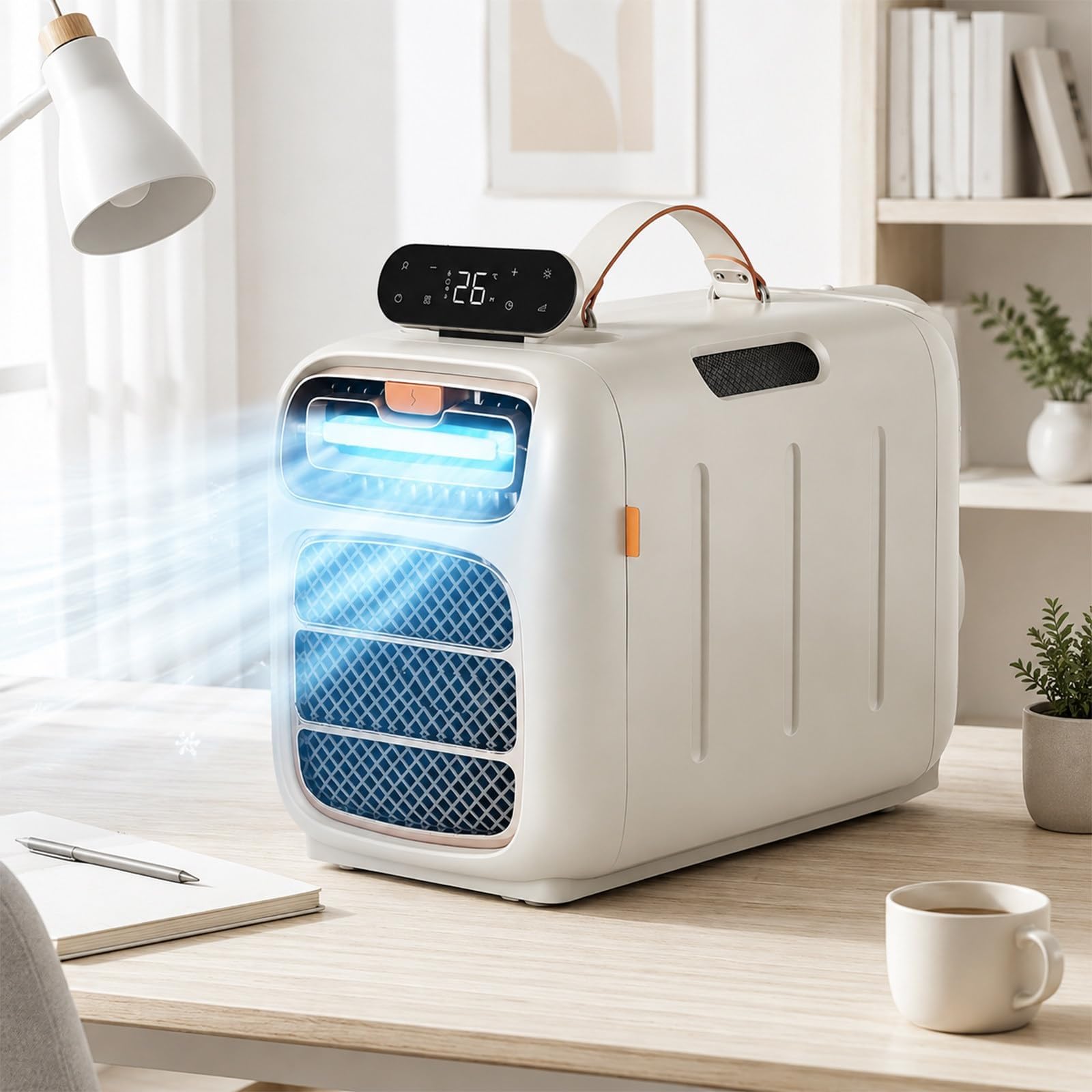 4800 BTU Portable Air Conditioner for Outdoor Camping, RV, Caravan, Motorhome & Tent, 420W Low Power, Quiet Cooling Unit