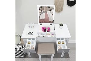 AODAILIHB Flip Up Vanity: A Perfect Fusion of Beauty and Functionality