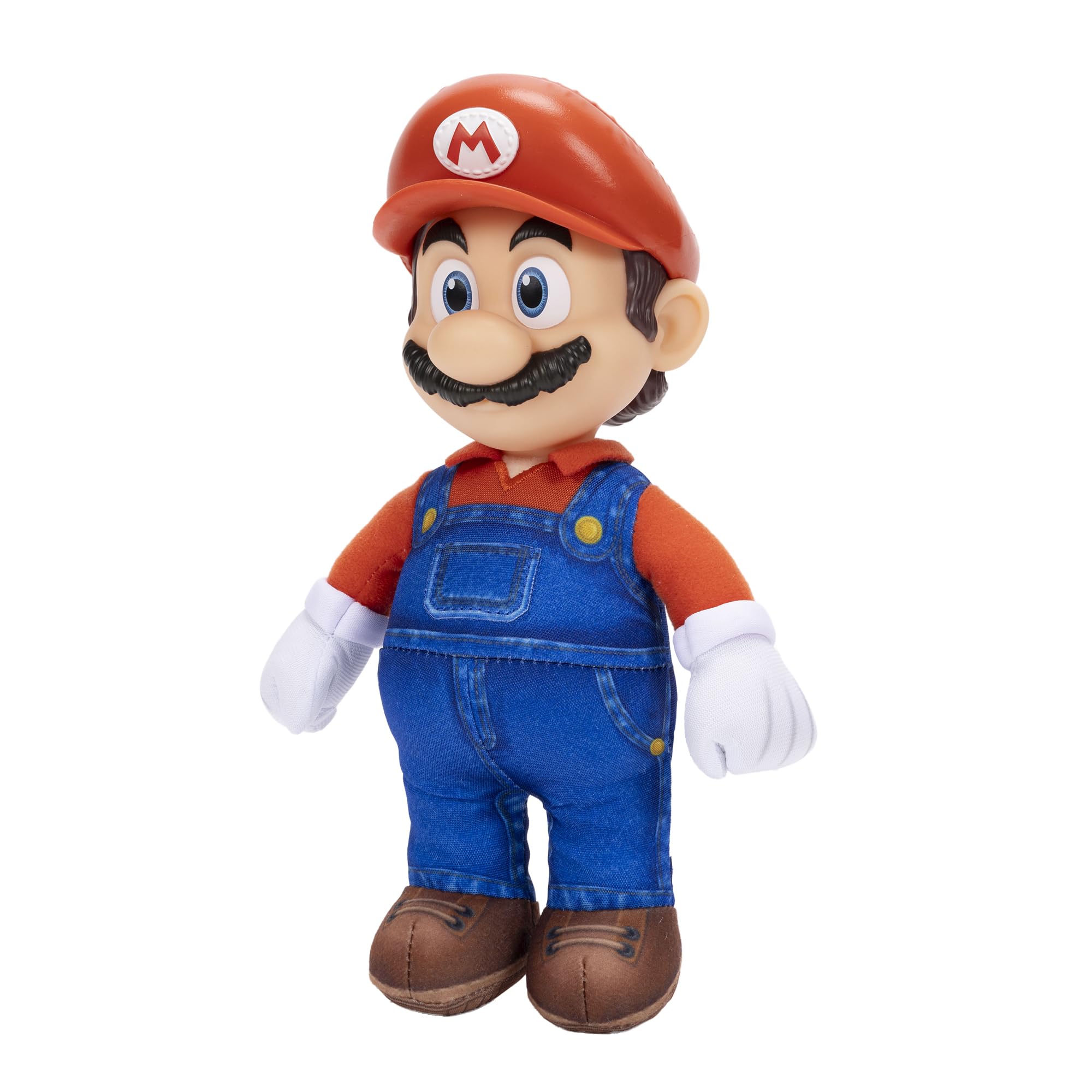 Pluszowa figurka Mario Jumbo z filmu Super Mario Galaxy, 23cm, oficjalna licencja Jakks Pacific, luksusowa pluszowa figurka z rzeźbioną głową Roto, dla dzieci w wieku 3+ lat