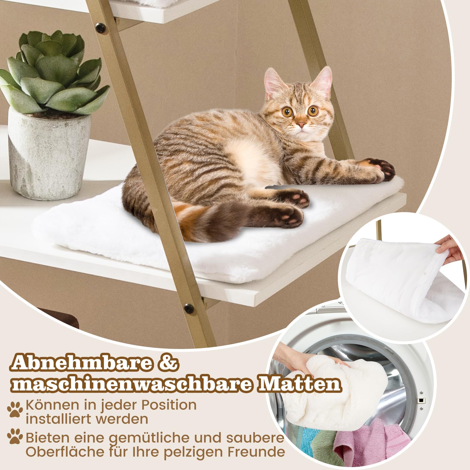 Katkast Voor Kattentoilet Kattenbak Met 3 Stappen Van De Trap Kattenhuis Kat Grotten Met Deuropening Pb Plaat Wit 90 X 48 X 59 Cm