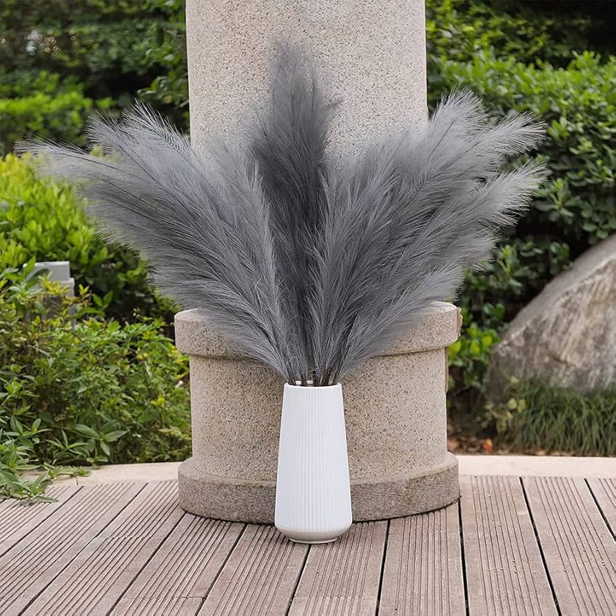 値下げ中‼️パンパスグラス　３０本 Amazon.co.jp: MAKHOT 5ピース グレー パンパスグラス トール