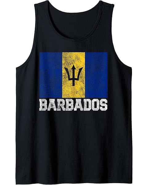 Barbados Flag National Pride Family Roots Matching Men Women Tank Top