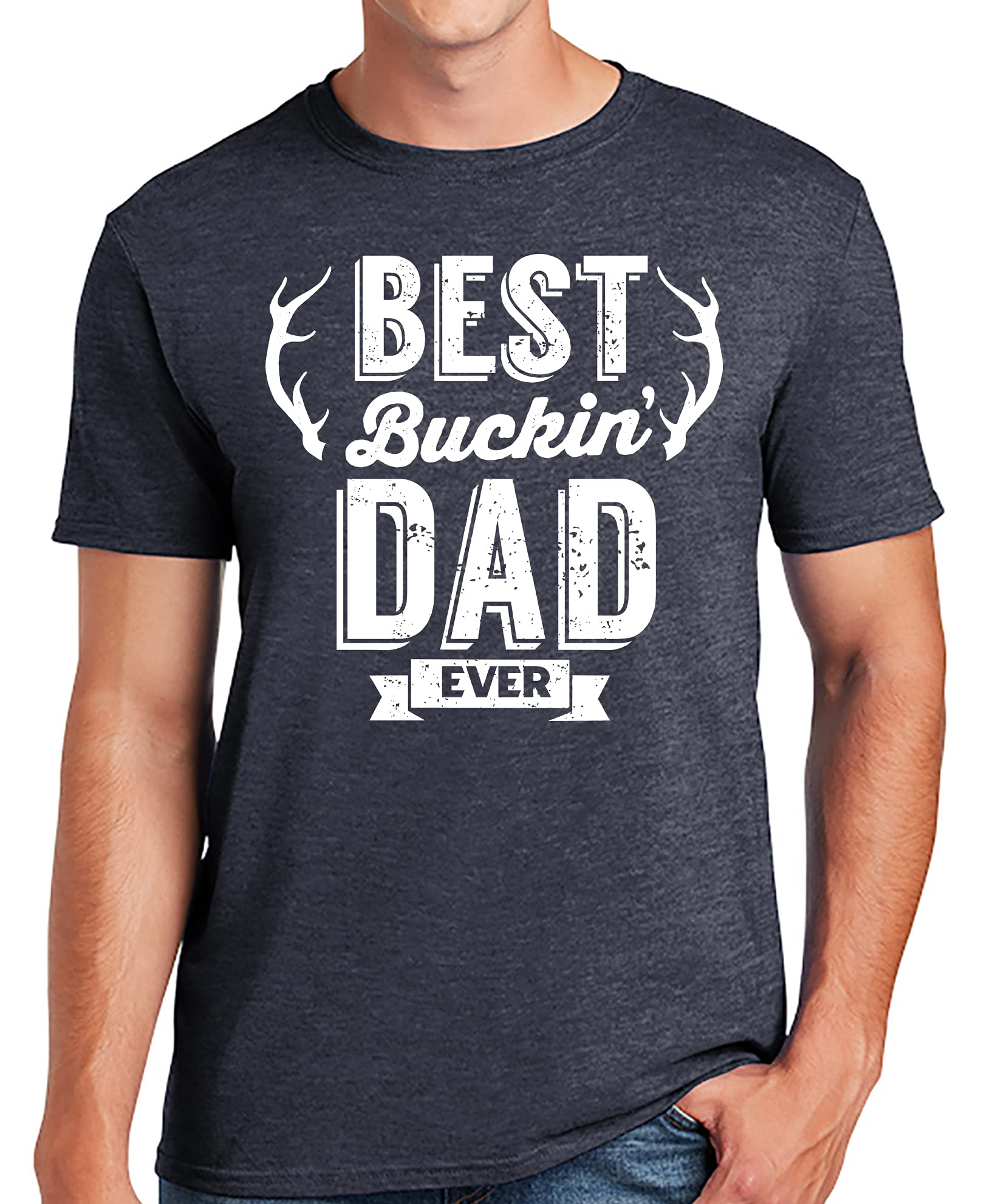 Sweet GiseleBest Buckin Dad Ever T-Shirt Funny Sarcastic Fathers Day Hunting Tee T Shirt