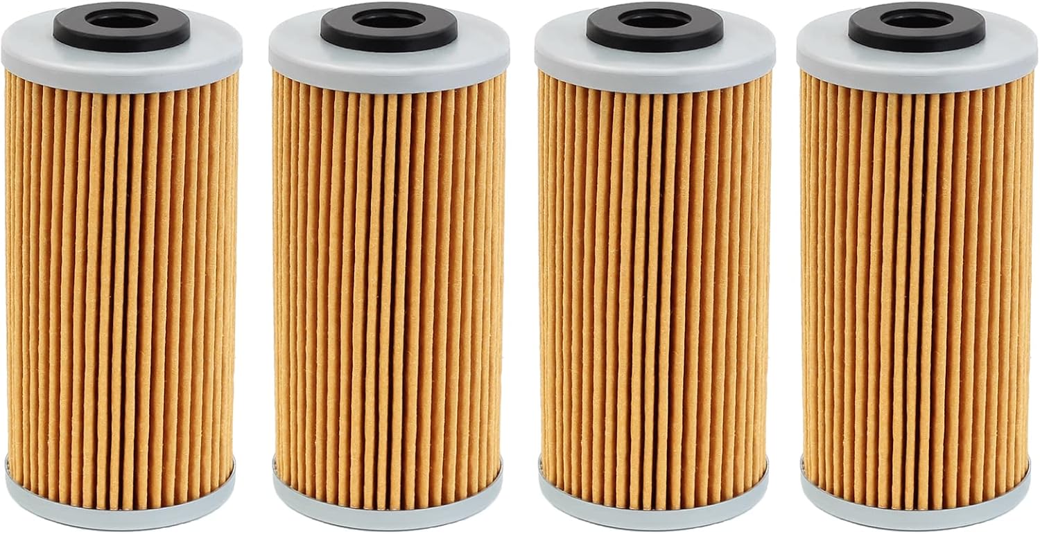 AHL 4 pack 611 Oil Filter 11427715456 7715456 Compatible with BMW G450X,SMR449 SMR511 TC449 TE449 TE510 TE511,SHERCO SE 2.5I 3.0I 4.5I 5.1I 4.5I SX 2.5I F 2004-2017