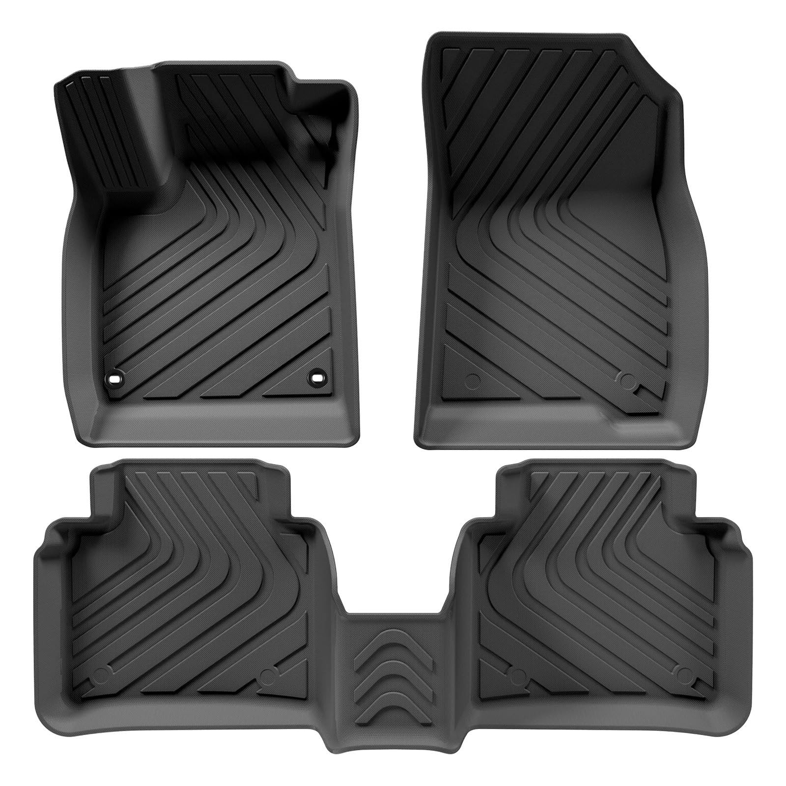FIT For Honda Accord 2024 2023 TPE 3D Dywaniki samochodowe Podkładka na bagażnik Akcesoria na każdą pogodę (kierowca po lewej stronie)(23ACCORD LHD 3PCS)