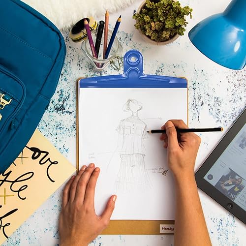 Miniatura 5 de GUKBIAY Pinzas de toro extra grandes, paquete de 2 clips de acero inoxidable de 12 pulgadas, color azul, jumbo, soporte de abrazaderas de papel para