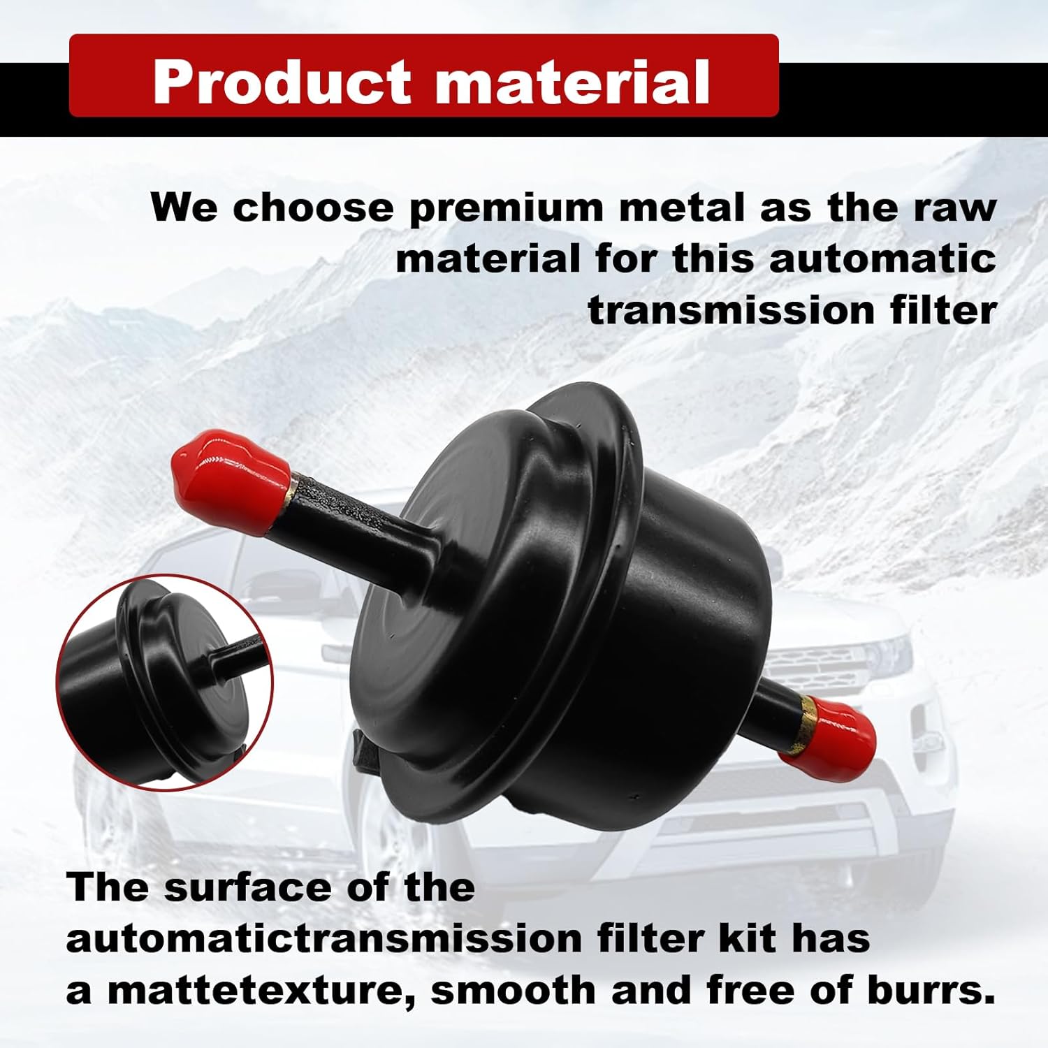 ATF Automatic Transmission Filter Compatible with Honda Accord,CR-V,CR-Z,Civic,Acura ILX,MDX,RDX,RL,RLX, Replaces# 25430-PLR-003,044-0382, 25430PLR003, 0440382 Automatic Transmission Fluid Filter