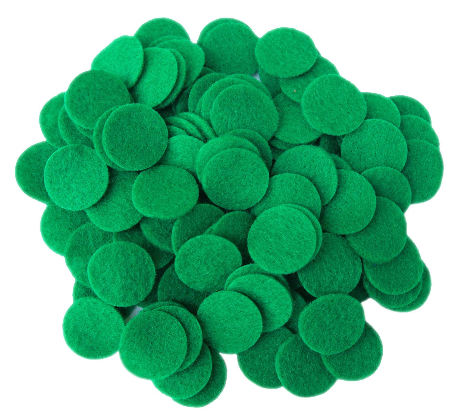 Playfully Ever After Green Craft Felt Circles (3/4 Inch - 150pc)