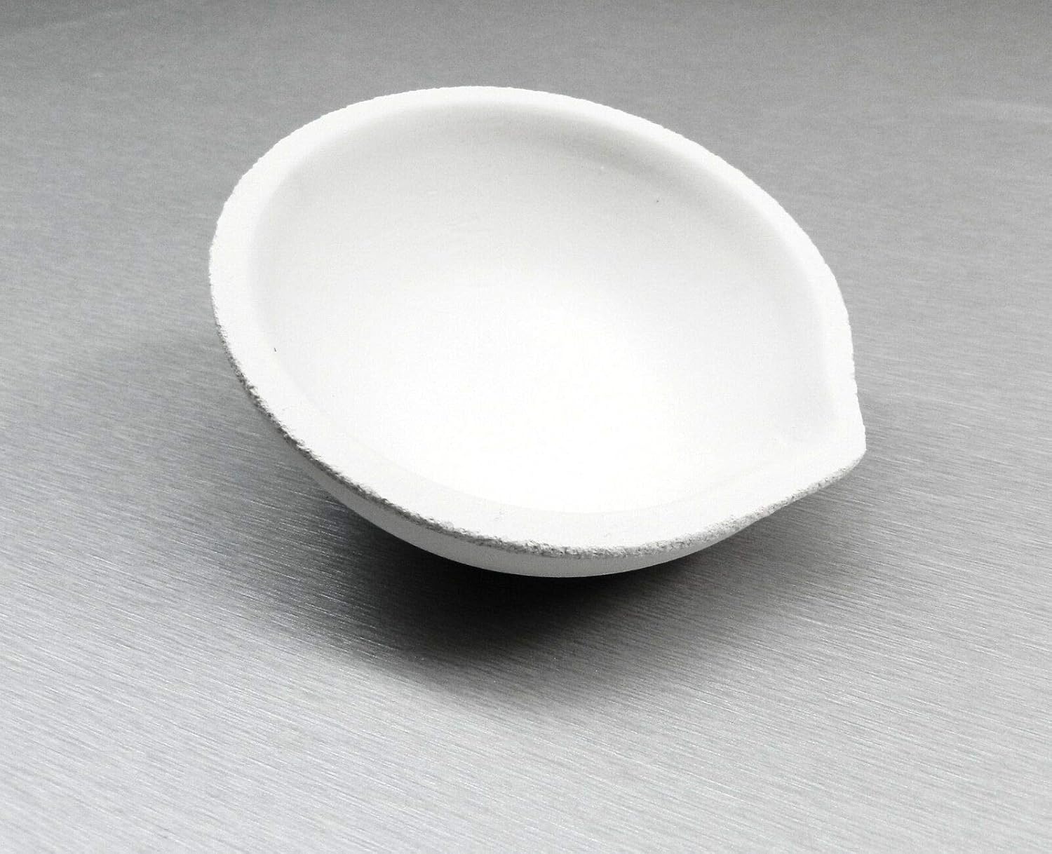 Melting Dish Crucible 4 Ceramic Casting Crucibles for Gold Silver Jewelry 272 Grams Made in Italy