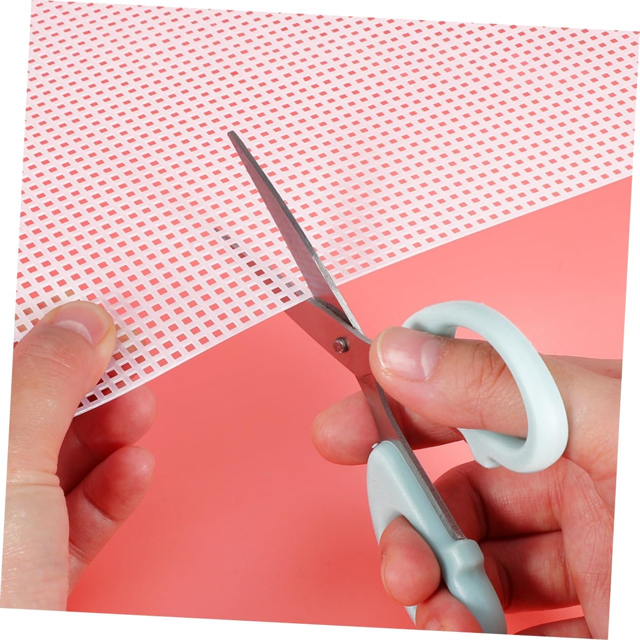 PLAFOPE 4pcs Mesh Plastic Canvas for Embroidery Cross Stitch and Yarn Crafting Breathable and Durable Plastic for Comfortable DIY Projects for Beginners