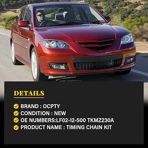 Miniatura 4 de OCPTY Kit de cadena de distribución compatible con Mazda 3 2004-2007; 2006-2007 para Mazda 5; 2003-2007 para Mazda 6; 2005-2006 para Mazda Tribute
