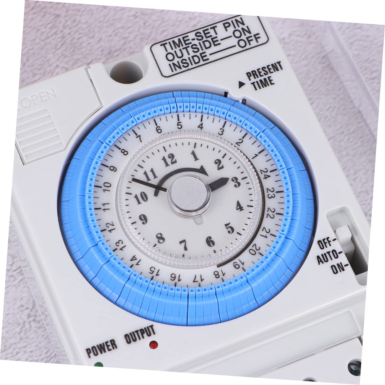 MAGICLULU Timer Meccanico da Cucina, Interruttore Temporizzato Meccanico 110-230vac 16a, Bianco, Pc, per Casa e Pancake