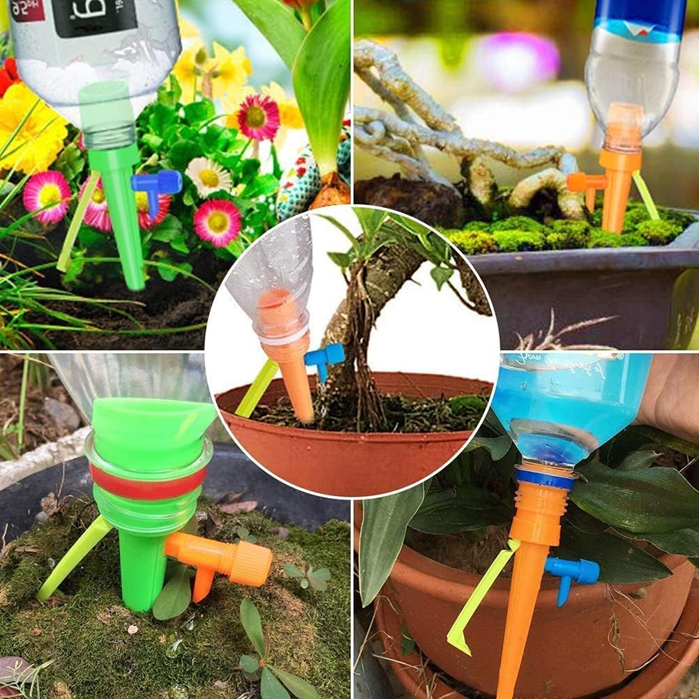 市場 10枚入り 水やり機 植物 水遣り 自動水遣り器 ガーデニング 水やり当番 水やりホース 自動 自動潅水 園芸 小型 鉢植え 留守用 自動水やり機 夏