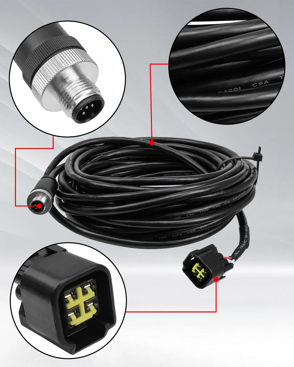 Amazon.com: 23Ft/7m Engine Interface Cable with T-Connector