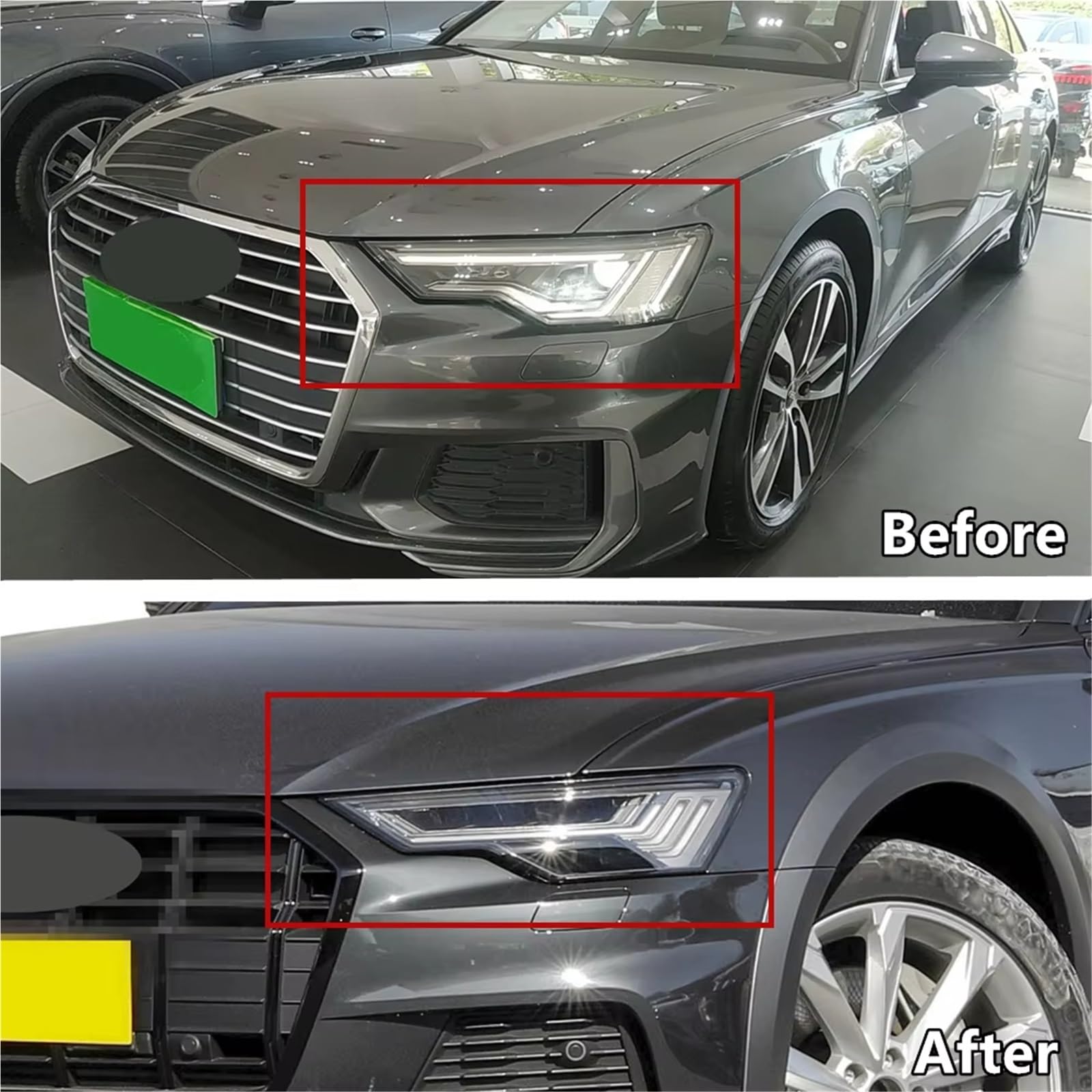 Gruppo Faro per Auto per A6 2019-2023 Aggiornamento fari C8 Configurazione Faro Elevata Luci Anteriori per Auto