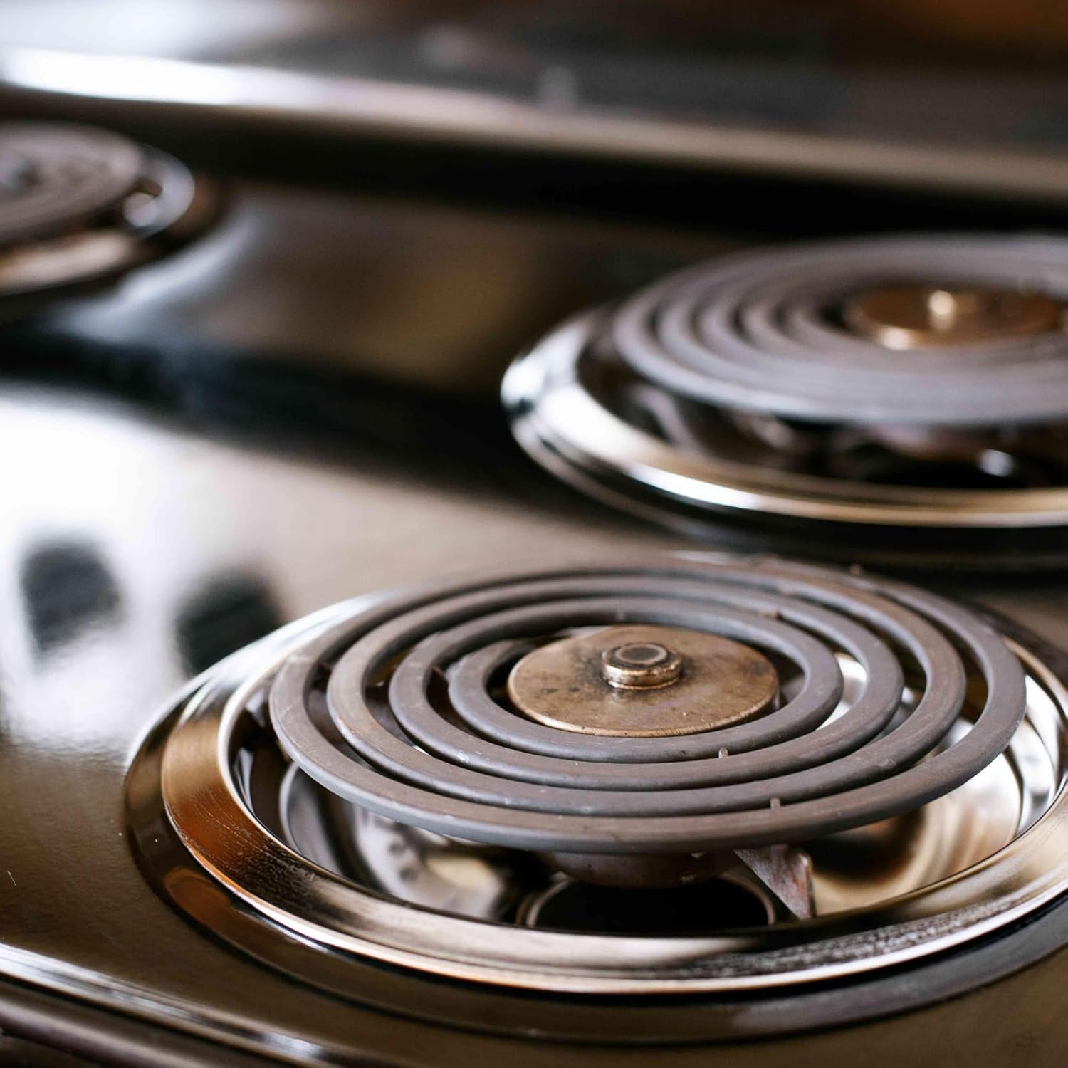316048413 Burner Drip Pans 8 Inch (4 Pack)&316048414 Range Drip Bowls 6 Inch (4 Pack), Chrome Range Drip Pans Compatible for GE Hotpoint Ken-more Electric Range, Include 2 x 6 in, 2 x 8 in