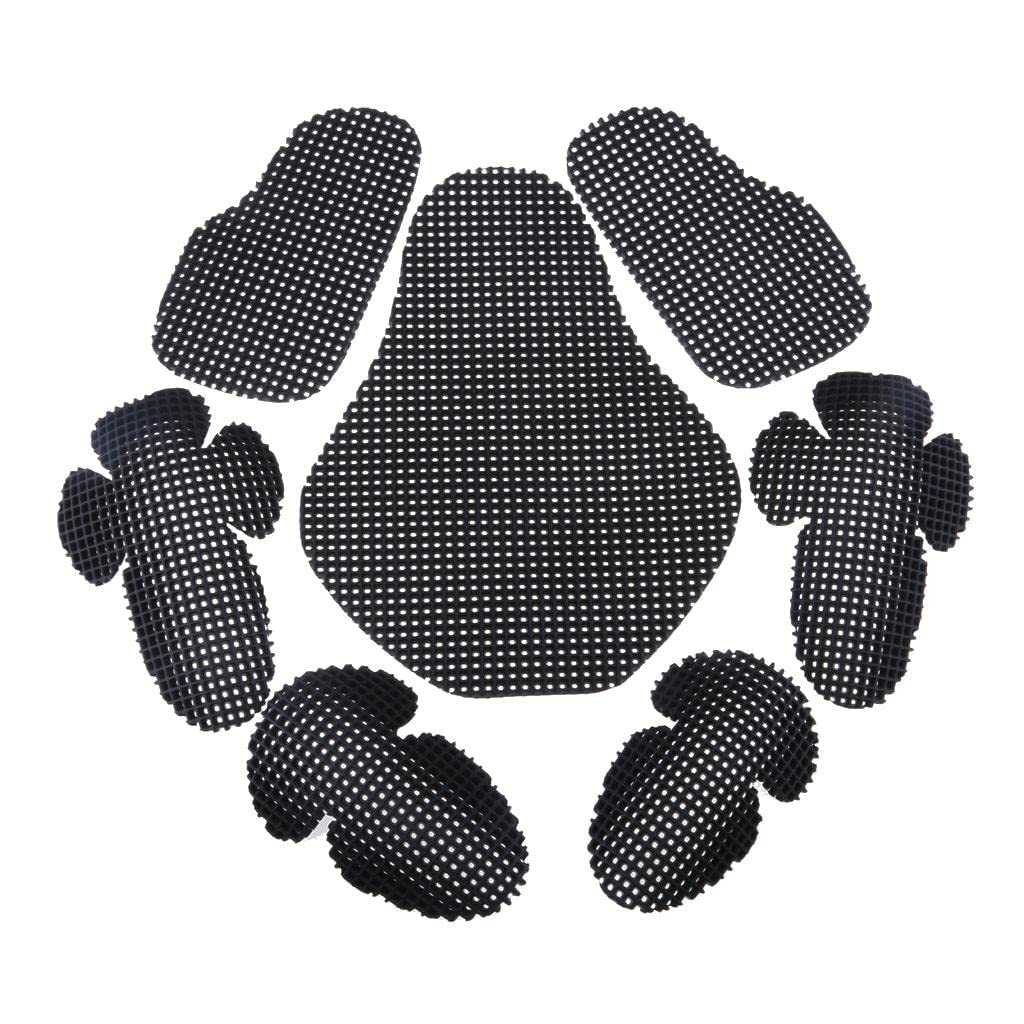 zalati Gomito Petto Pad Kit Set 7pcs Corpo Protettivo per Moto