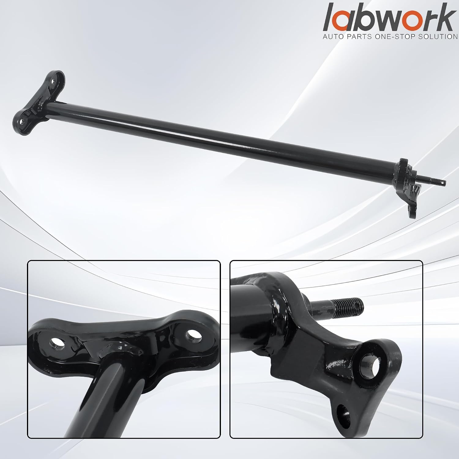 labwork Front Black Steering Shaft Replacement for Kawasaki KFX450