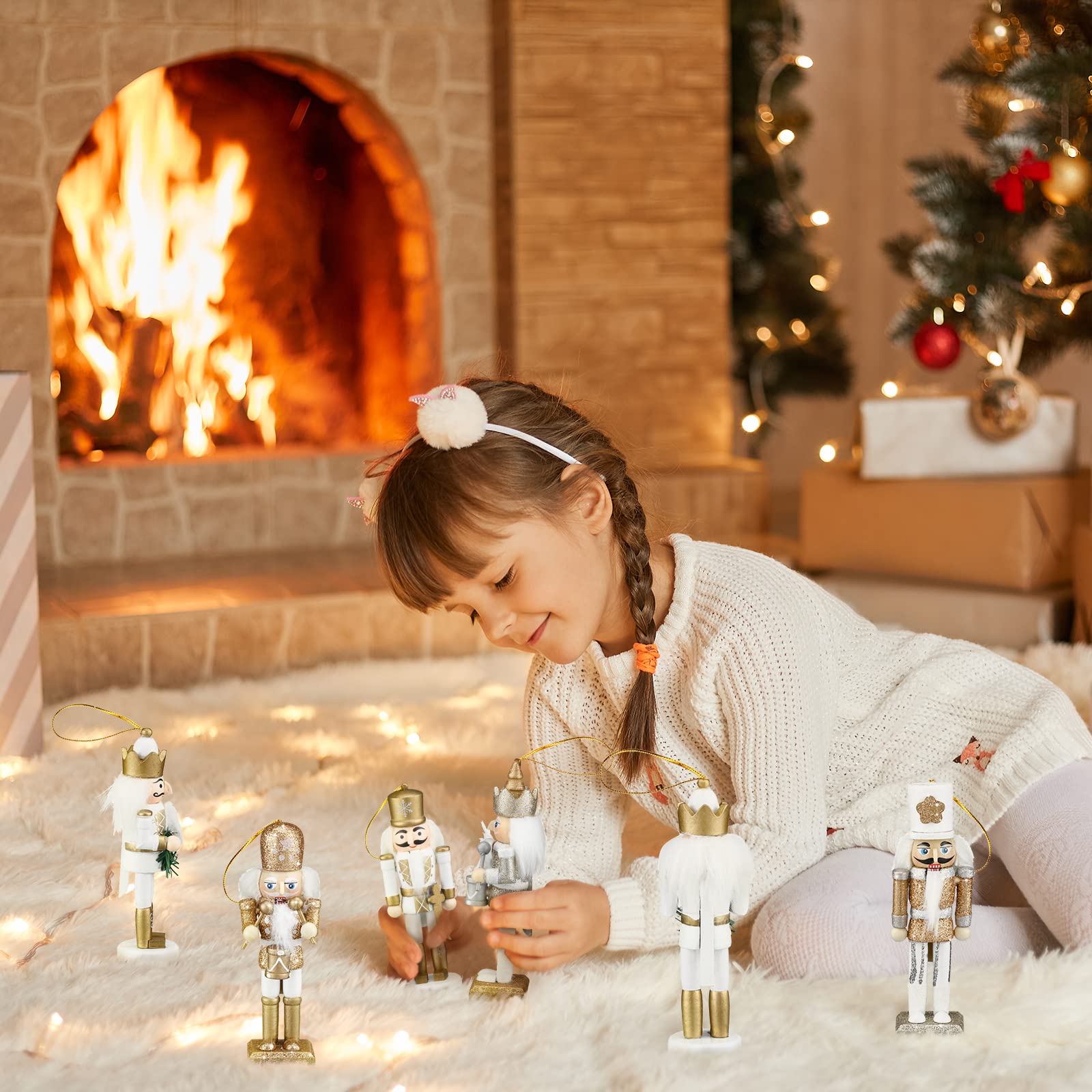 Amazon.co.jp: Jetec クリスマスくるみ割り人形 オーナメント 木製