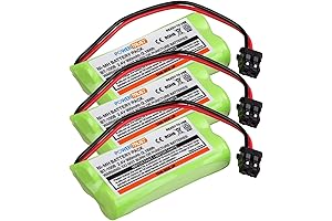 Uniden BT1008 3-Pack NiMH Cordless Phone Battery