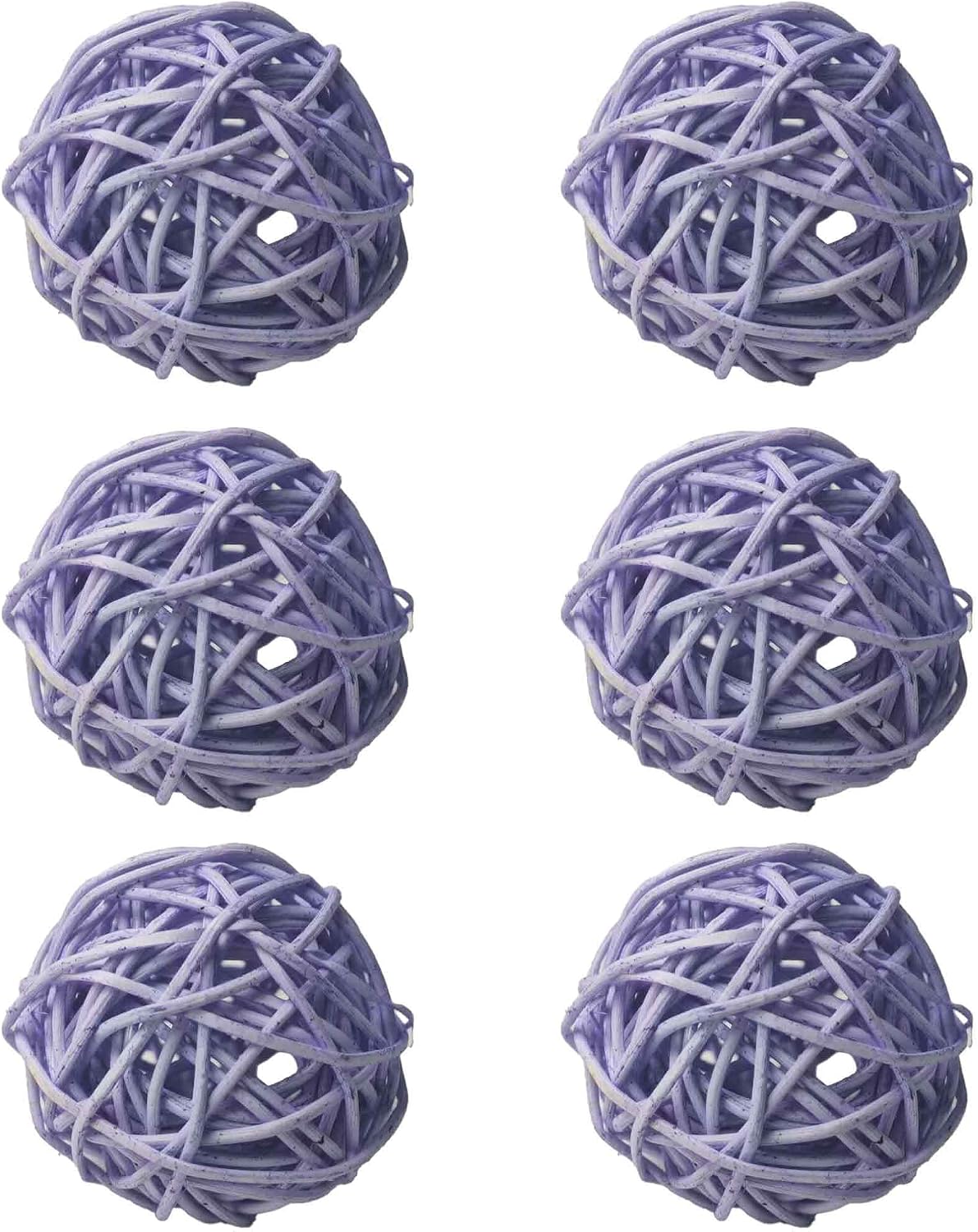 6PCS 2 Inch Decorative Spheres, Natural Vase Filler Balls for Bowl Centerpiece, Wedding and Home Table Decor (Coffee)