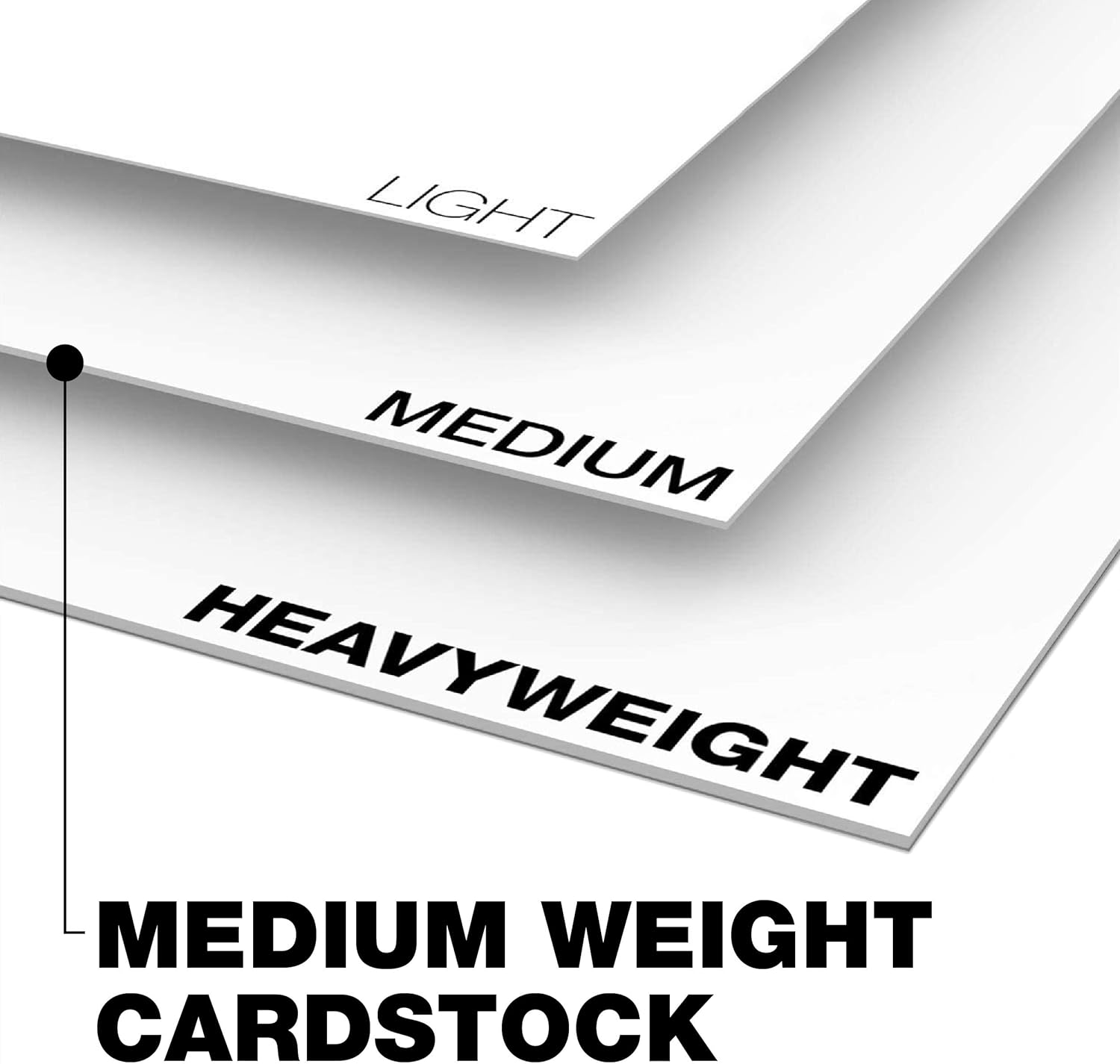 Springhill White 8.5” x 11” Cardstock Paper, 80lb Vellum Bristol, 175gsm, 250 Sheets (1 Ream) – Premium Medium Weight Cardstock, Vellum Printer Paper with Textured Finish – 016200R : Cardstock Papers : Office Products