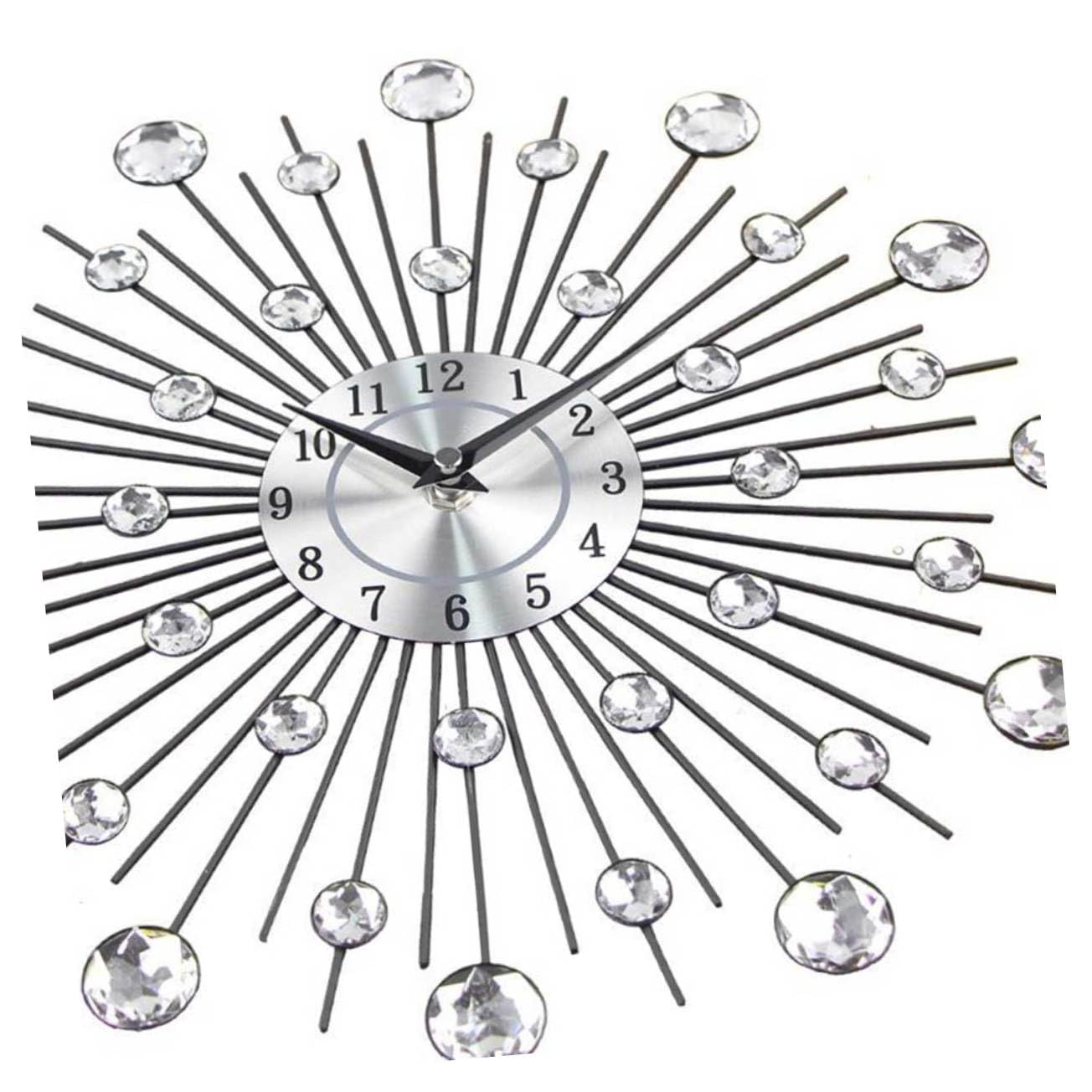 Horloge Murale Cristal MAGICLULU pour Chambre et Cuisine