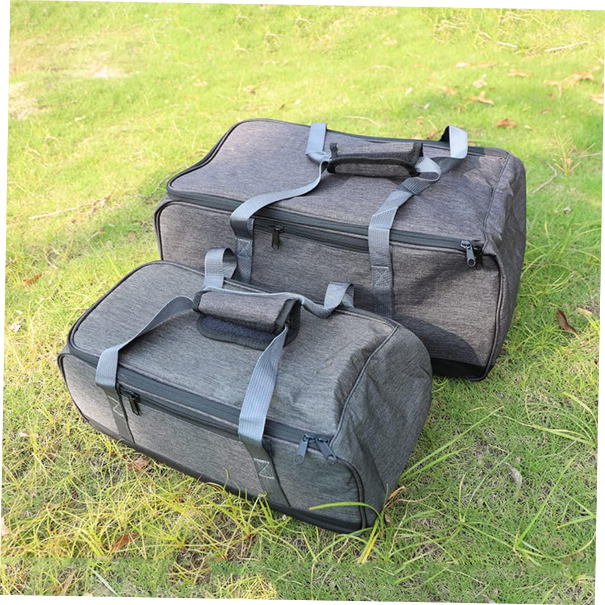 Luxshiny Camping Cookware Storage Bag Multi-use Pouch for Outdoor Utensils Capacity and Easy Zipper Design for Camp Stoves and Picnic Cutlery