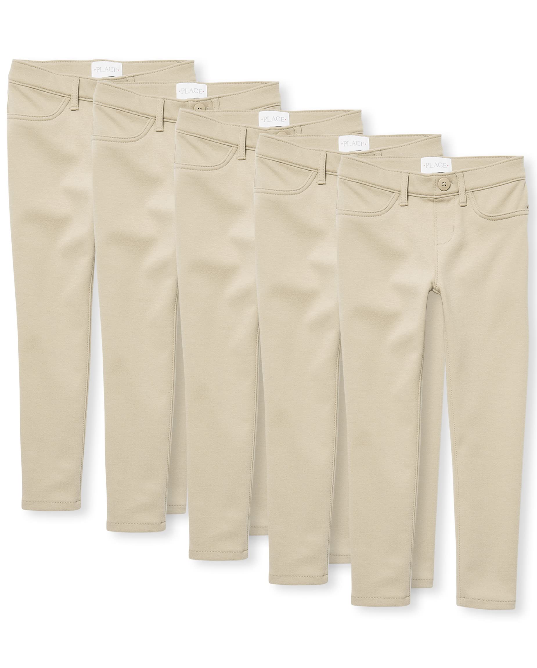 The Children'S Place Girls Ponte Knit Pull On Jeggings