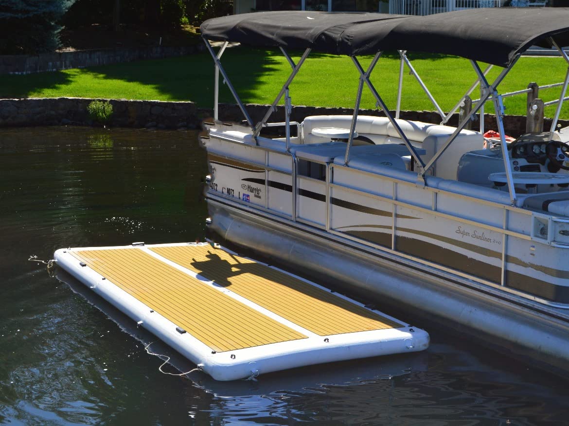 $78/mo - Finance Island Hopper Patio Dock 15 Foot Inflatable Swimming ...