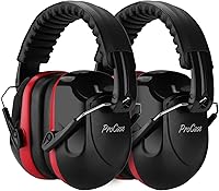 Vista 10 de ProCase - Orejeras con reducción de ruido, protección auditiva a prueba de sonido, auriculares con cancelación de ruido NRR 28dB para adultos