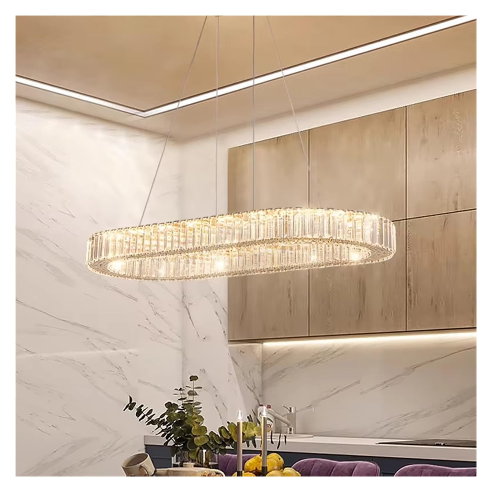 WAQIDCXBOA Modern Dine Dining Room Pendant Lights Indoor Lighting Ceiling Lamp Hanging Light Led Chandelier Decorative
