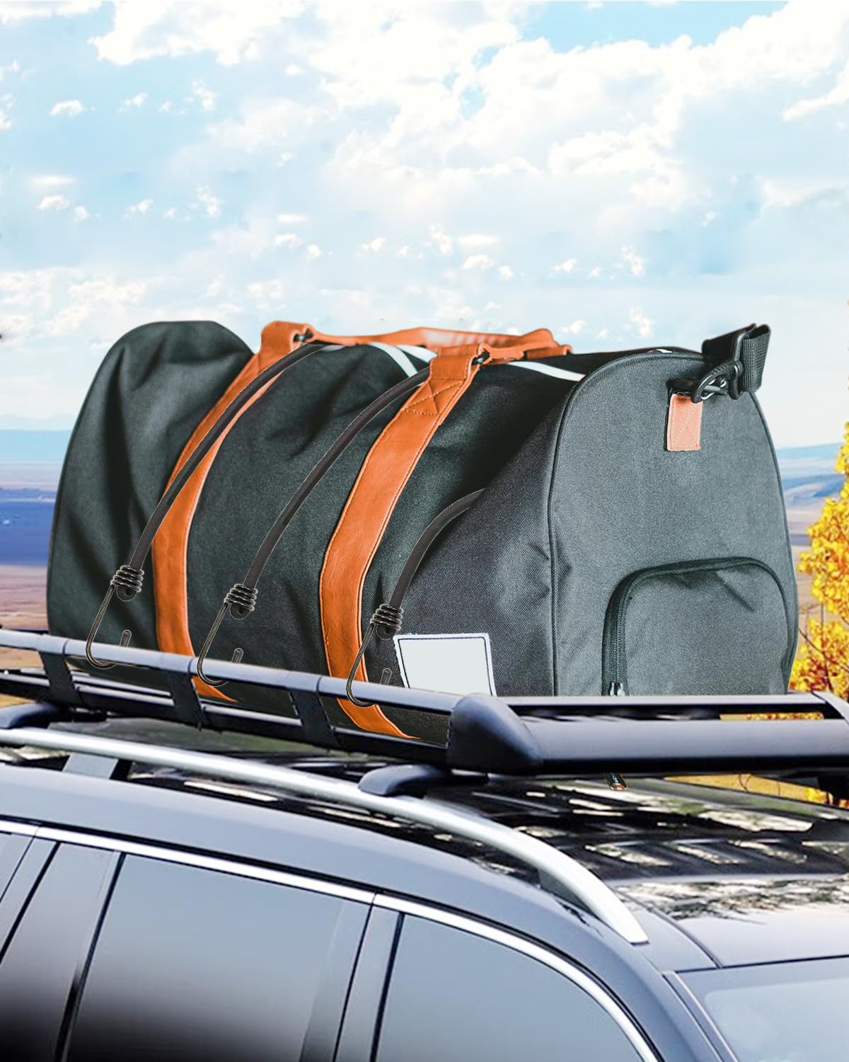 Cordini Elastici Con Ganci - 20 Pezzi Da 40 Cm | Cinghie Elastiche Per Teloni, Tende Da Campeggio E Fissaggi - Foto 8