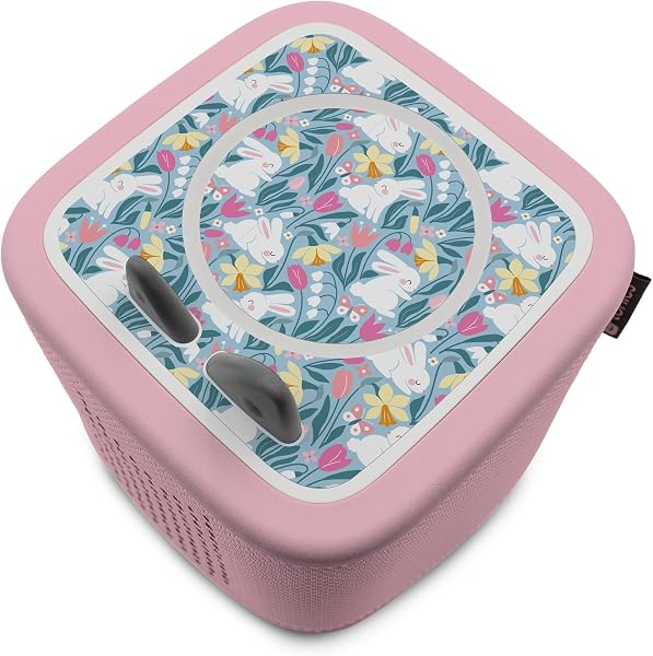 Film de Protection Compatible avec Toniebox 2 Accessoires Ajustement Parfait Coque de Protection autocollante avec Design Anti-Rayures pour Enfants Y015 (03 Lapins, sans Nom) - 3